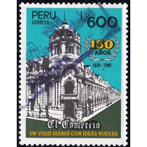 Peru, 1989 600i El Comercio, SG 1707 (Scott #954), used