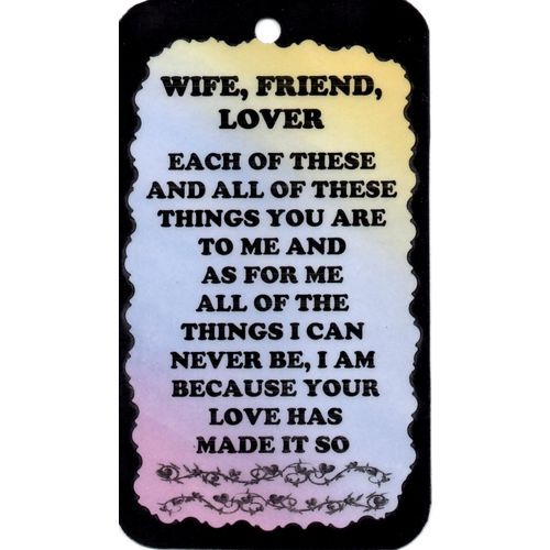 2036 Inspirational Sign Wife Friend Lover Saying Magnet Family Friends Gift