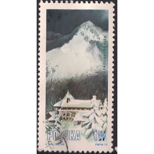 POLAND, Gasienicowa Meadow hut, blue 1972, 1.55 Zl