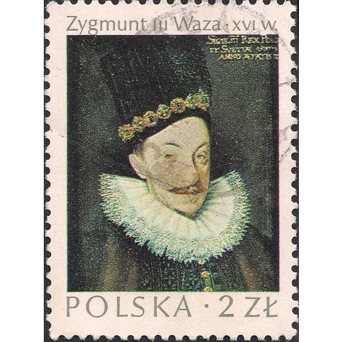 POLAND, FINE ART, King Zygmunt III Waza , grey 1974, 2 Zl