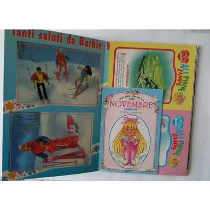 1995 Italian Barbie Comic Holiday Edition November / Foil Cover 80 Pgs VF/NM