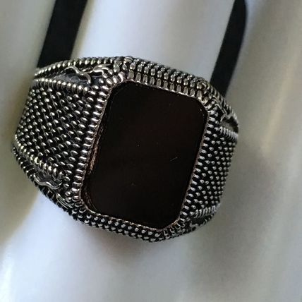 Ring Men’s Natural Black Simulated Onyx Square #289 USA Seller