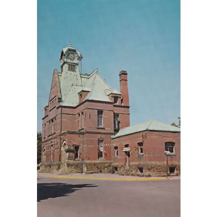 City Hall Police Station Summerside Prince Edward Island Postcard