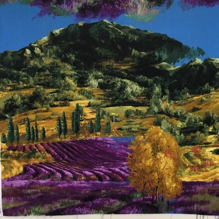 Fabric Panel Michael Miller Lavender Hills #41