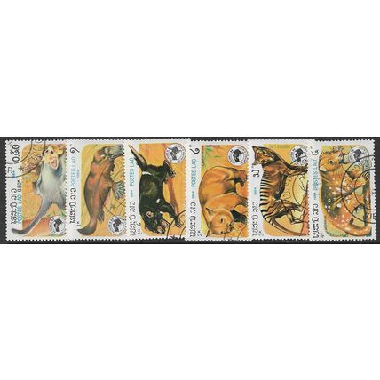 1984 6 different values - cancelled - ANIMAL