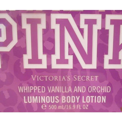 Victoria's Secret 16.9 oz Body Lotion Whipped Vanilla and Orchid Make Me Pink