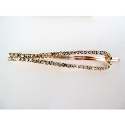 Crystal hair pin hair clip barrette