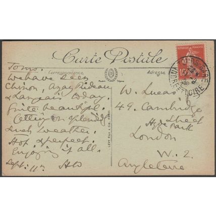 Le Château, Chinon, 1920 - Lévy CPA LL19