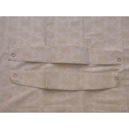 New Pair of Curtains Tie Backs 180cm by 136cm Cream /Beige Floral Sheridan Elite