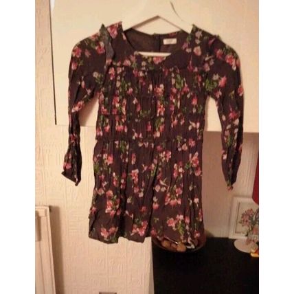 Girls Long Sleeve Smocked Dress Age 7 By Next