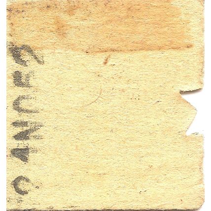 Liverpool Overhead Railway Edmondson Ticket - Brunswick to Alexandria