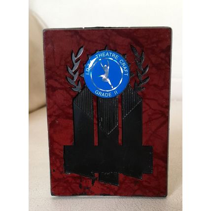 International Dance Teachers’ Association Award Plaque : Theatre Craft Grade II