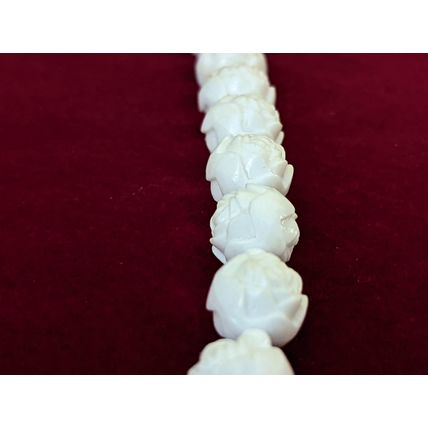 Rose Bead Shaped Costume Jewelry Necklace