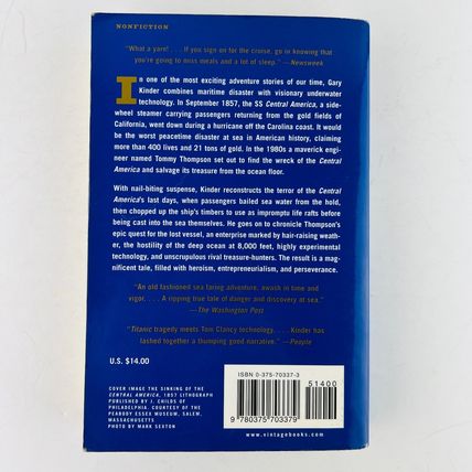 Gary Kinder Ship of Gold in the Deep Blue Sea Paperback Book