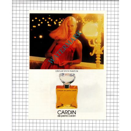 Cardin de Pierre Cardin VINTAGE ADVERT - 1980