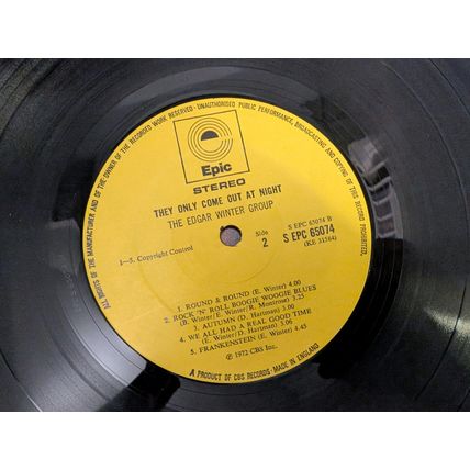 THE EDGAR WINTER GROUP They Only Come Out At Night LP vinyl record 1972 UK rock