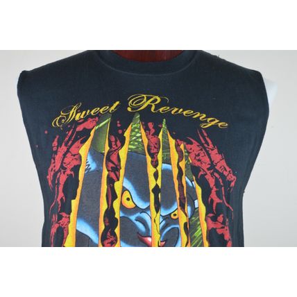 Sweet Revenge Band Mens L Sleeveless Black Graphic T Shirt