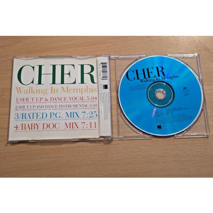 Cher – Walking In Memphis: Special Remix CD2 CDS (1995) VGC.