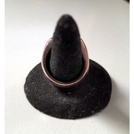 CHUNKY MAN'S RING with PURPLE STONE *