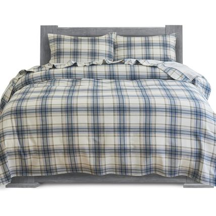 Elegant Comfort Soft 4-Piece 100% Turkish Cotton Flannel Sheet Set - Premium Qua