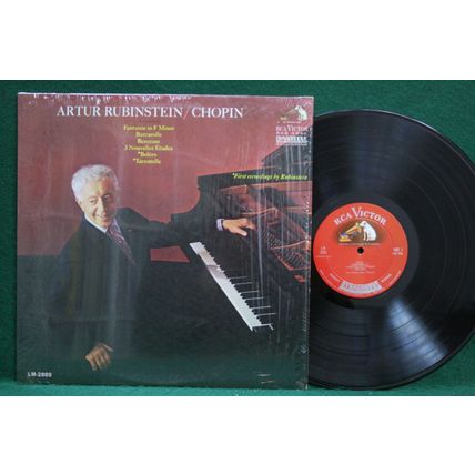 Rubinstein - Chopin: Fantaisie in F Minor/Barcarolle/Berceuse - LM 2889 - VG+