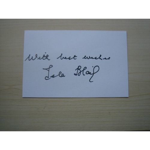 Isla Blair (A Touch of Frost) hand signed RARE *FREE POST*