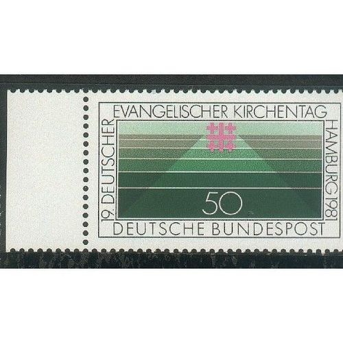 Germany 1981 - SG1962 - 19th German Protestant Convention, Hamburg (unused)