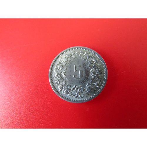 1969 SWITZERLAND 5 RAPPEN FREE POST. AP