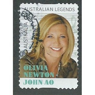 AUS 2013 60c (S/A) 'AUSTRALIAN LEGENDS- O. NEWTON JOHN' FINE USED (EBID36-174)