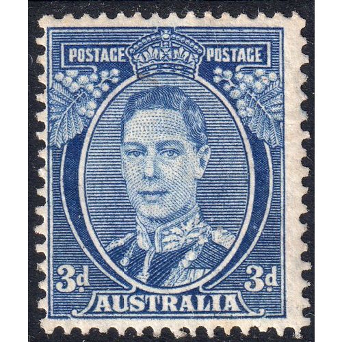 Australia Sg186 3d Bright Blue Perf14x15 fine lightly m/mint (G217)