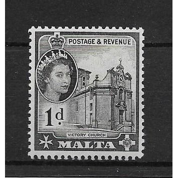 Malta.SG268 1d Victory Church.Mounted Mint.Mar17c