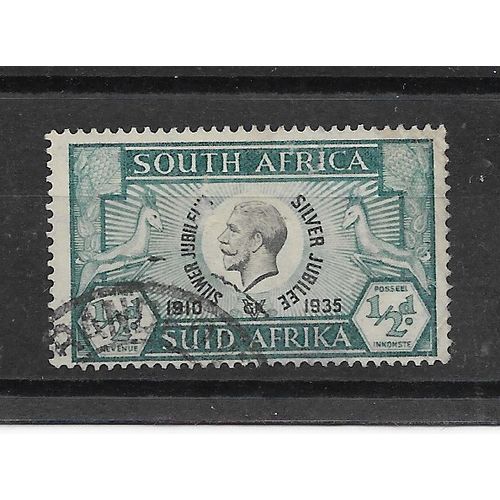 SouthAfrica.SG65 1/2d Black and Blue-Green.English Print.Fine Used.June19a