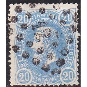 BELGIEN BELGIUM [1869] MiNr 0028 b ( O/used ) [01]