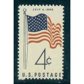 1153 4c U.S. Flag Fine MNH MA0240