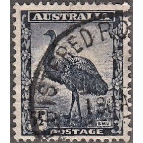AUSTRALIA, 1942 5.5d Emu, SG 208 (Scott #196), used
