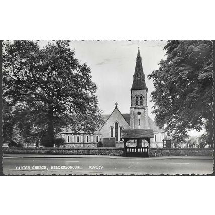 Hildenborough, Kent - Parish Church - RP postcard 1966 pmk