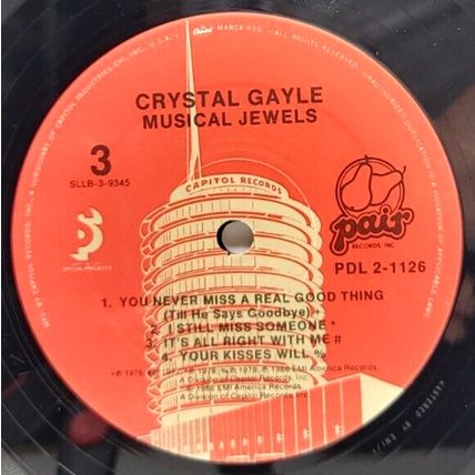Crystal Gayle Musical Jewels 1968 LP Vinyl Record (P8)