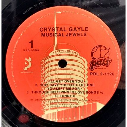 Crystal Gayle Musical Jewels 1968 LP Vinyl Record (P8)