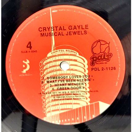 Crystal Gayle Musical Jewels 1968 LP Vinyl Record (P8)
