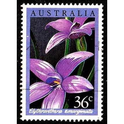 Australia 1986 Flower Orchid 36c Used Stamp