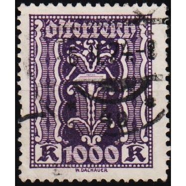 Austria. 1922 1000k S.G.492 Used