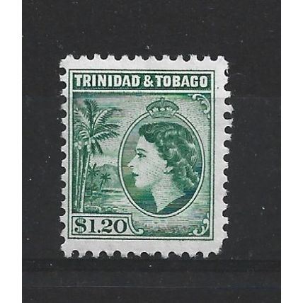 Trinidad&Tobago.SG277 $1.20 Queen Elizabeth II (Bluish Green).Mounted Mint.Oct23
