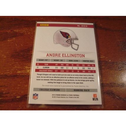 2013 Panini Rc's & Stars, Patch, ANDRE ELLINGTON RC, Cardinals