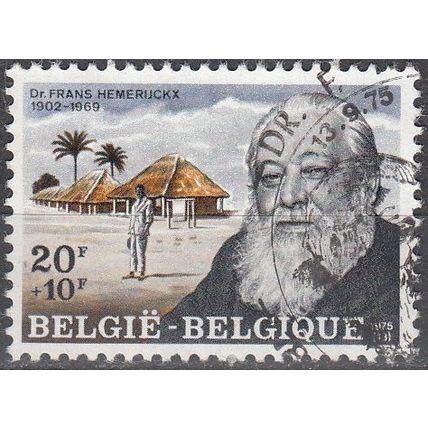 Belgique 1975 Michel 1830 O Cote (2008) 1.80 € Léproserie Frans Hemerijckx