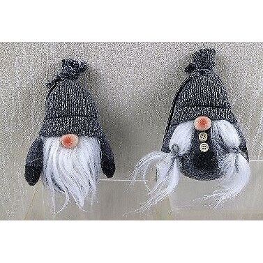 Set of 2 Boy and Girl Hanging Gnomes