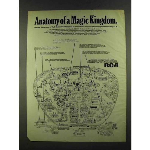 1972 RCA Electronic Nervous System Ad - Magic Kingdom