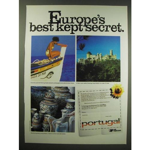1987 Portugal Tourism Ad - Europe's best kept secret