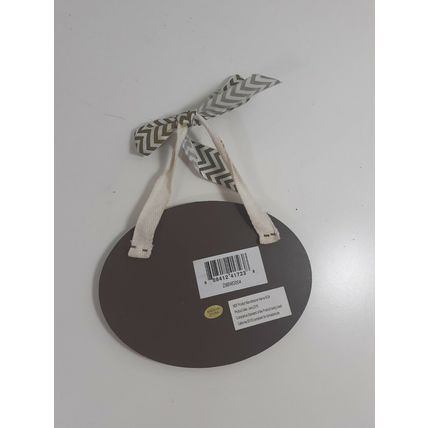 oval wooden baby sleeping sign