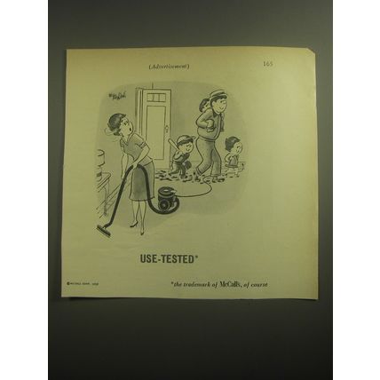1959 McCall's Magazine Ad - cartoon by The Berenstain's - Use-tested