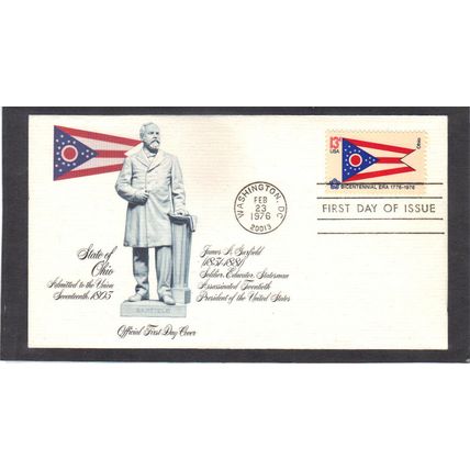 FDC Fleetwood 1649 13c Ohio (Cachet-U/A) CV39721